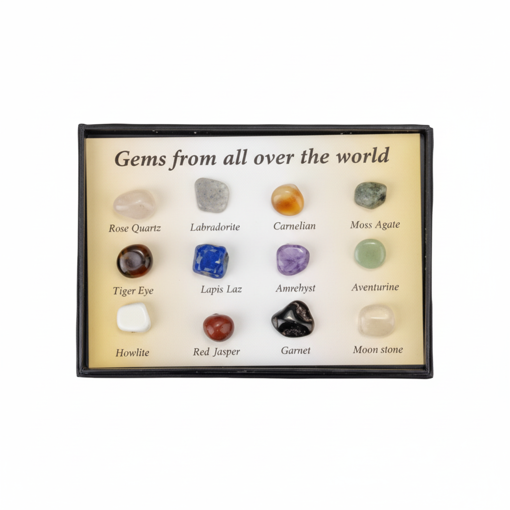 Crystal Gemstones Collection Box