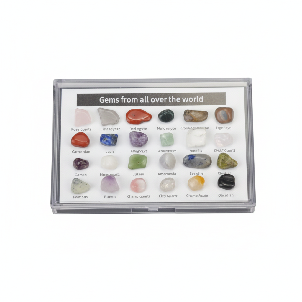 Crystal Gemstones Collection Box