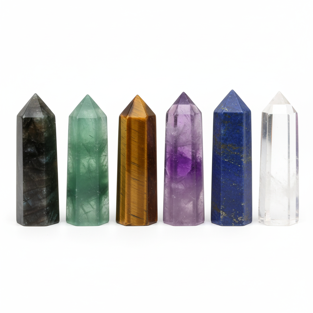 7pcs Crystal Wands Set
