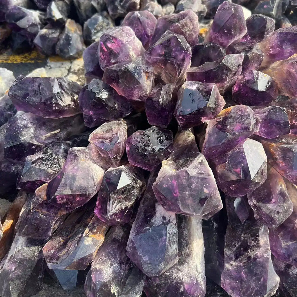 Natural Amethyst Crystal Wand Point