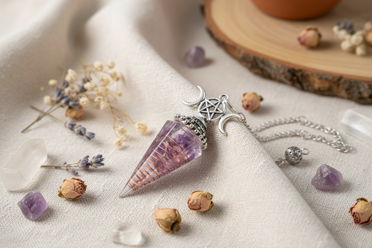 Moon Crystal Pendulum