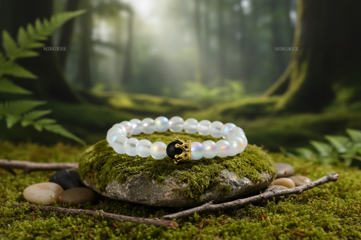 Moonstone Crown Bracelet