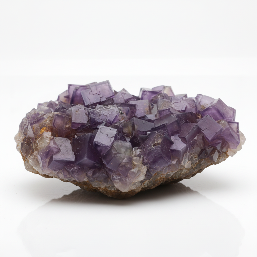 Purple Fluorite Raw Crystal