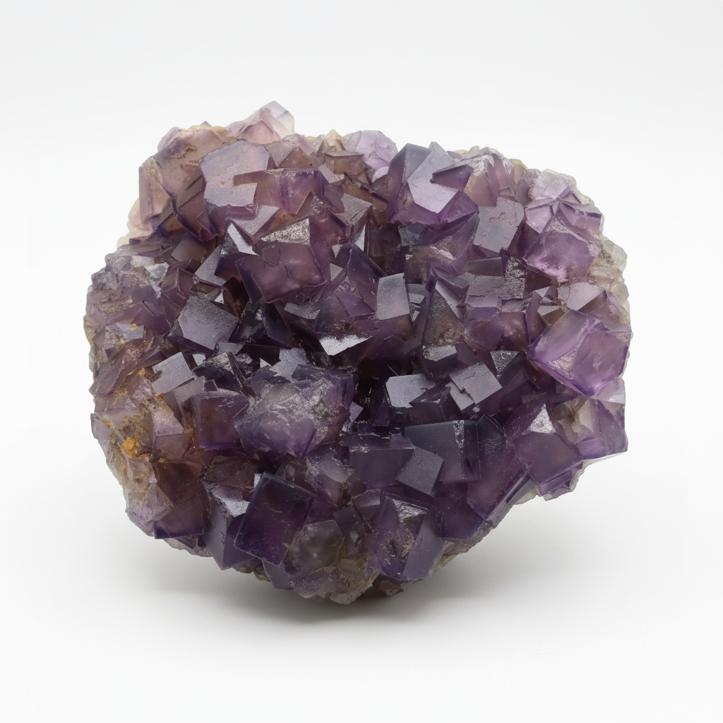 Purple Fluorite Raw Crystal