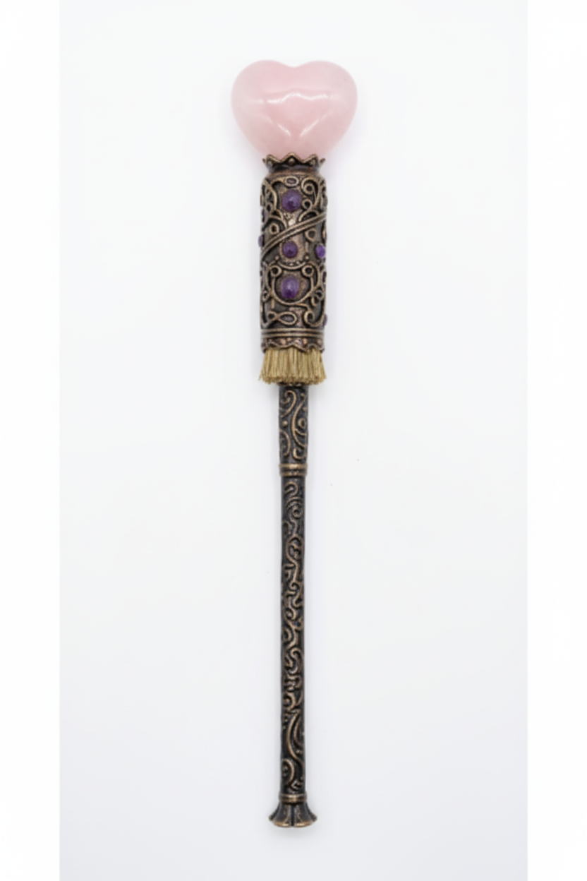 Crystal Heart Cleansing Broom