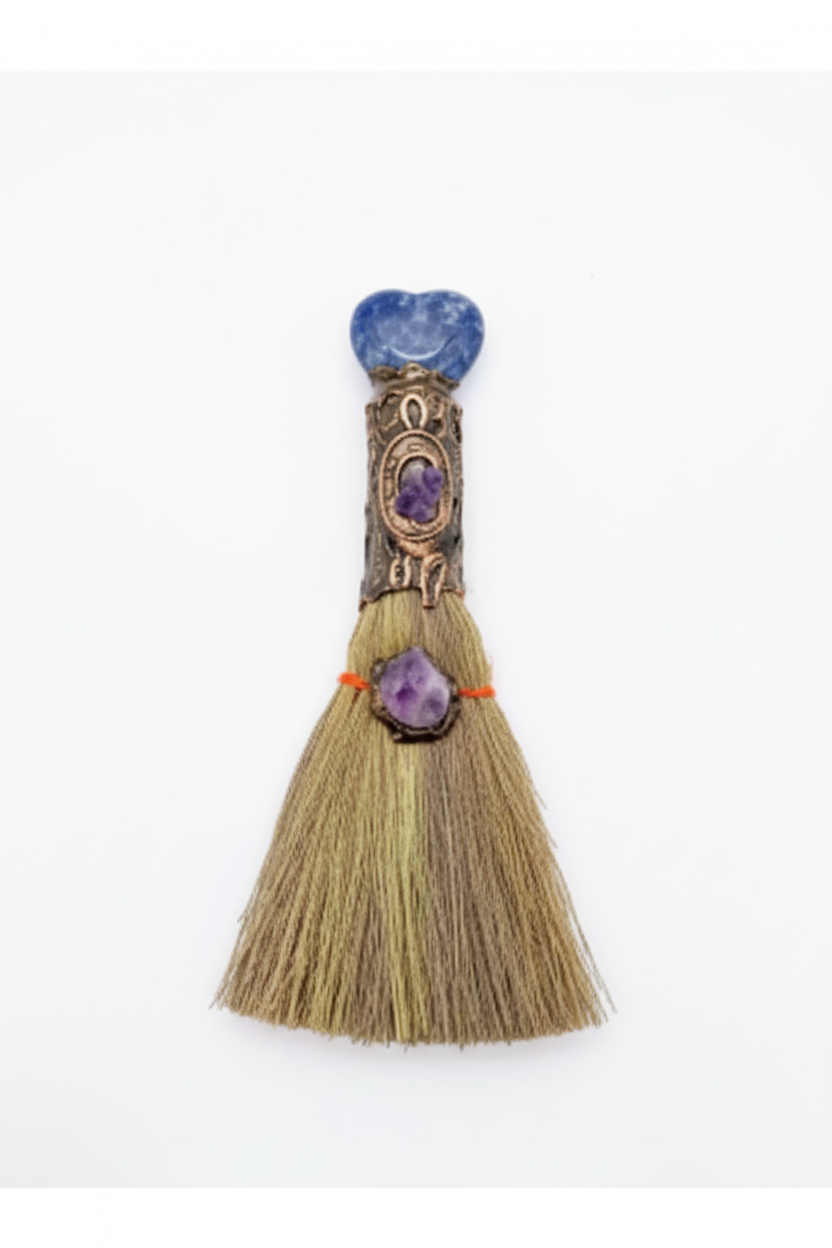 Crystal Heart Cleansing Broom