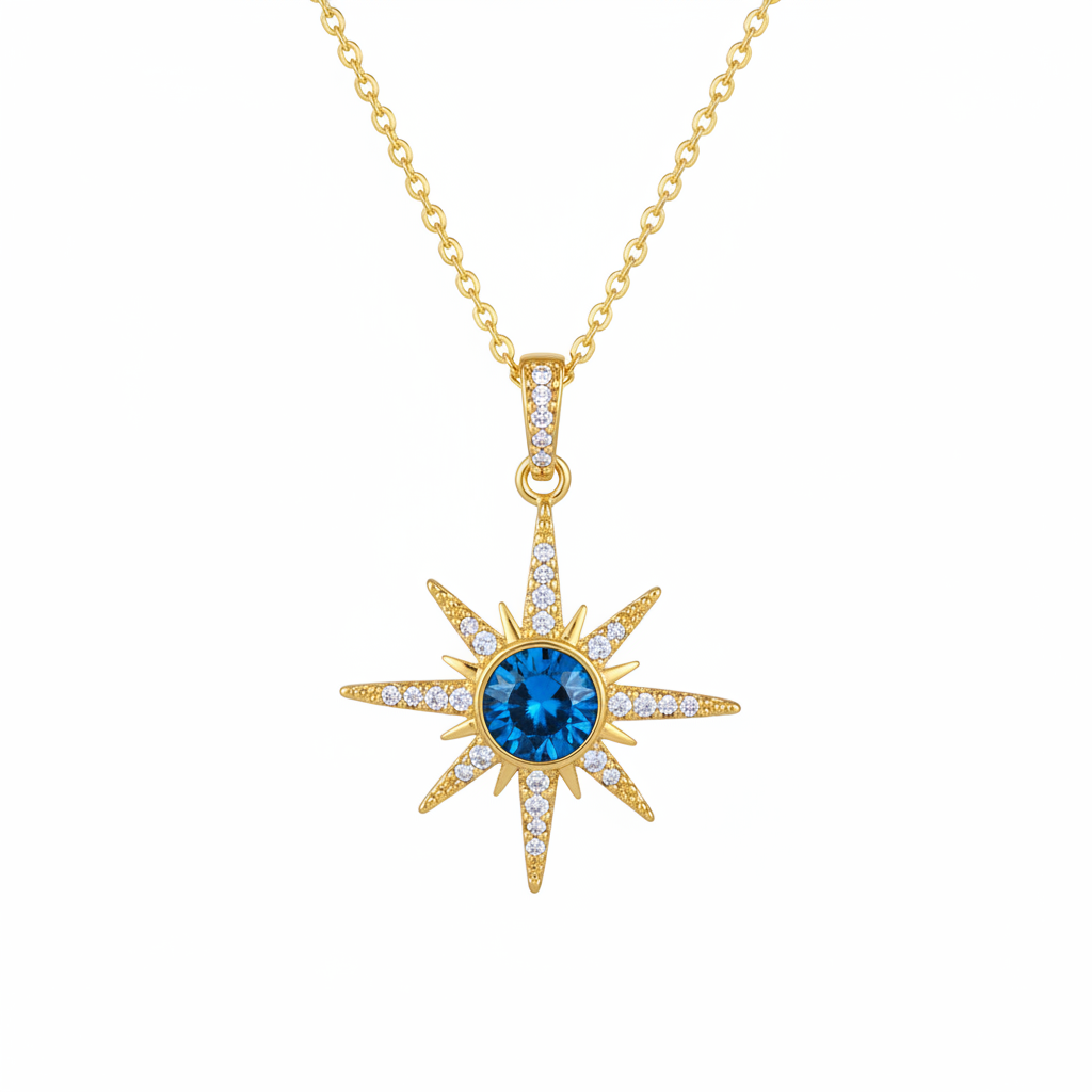 Sun Planet Pendant Necklace