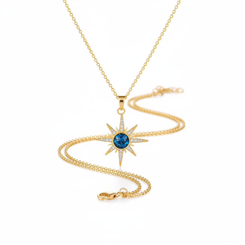 Sun Planet Pendant Necklace