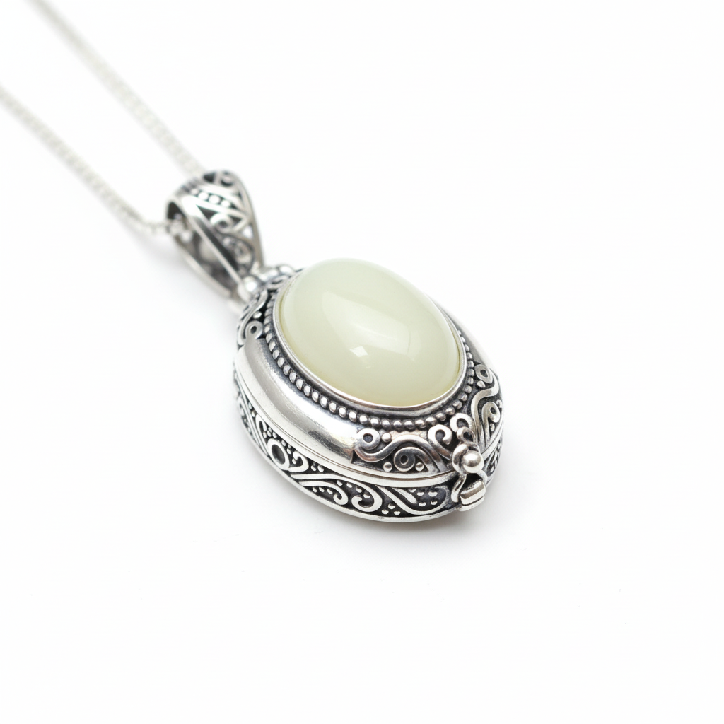 Oval Locket Necklace